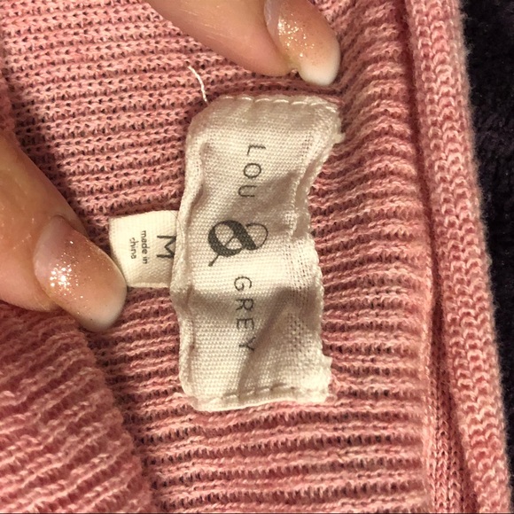 🛑STOPnSHOP🛑 Pink Off Shoulder Sweater - Picture 2 of 3